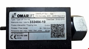 راپچر والو آسانسور هیدرولیک ایتالیایی 